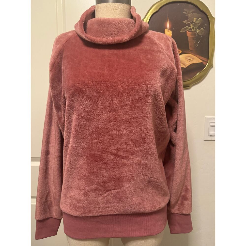 GAIAM Mock neck plush pullover sweater